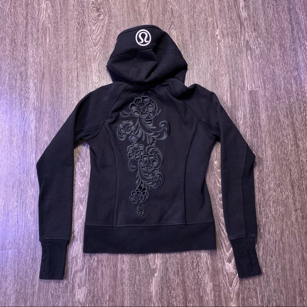 Rare Black 2013 Hiver Lululemon Scuba Hoodie 6